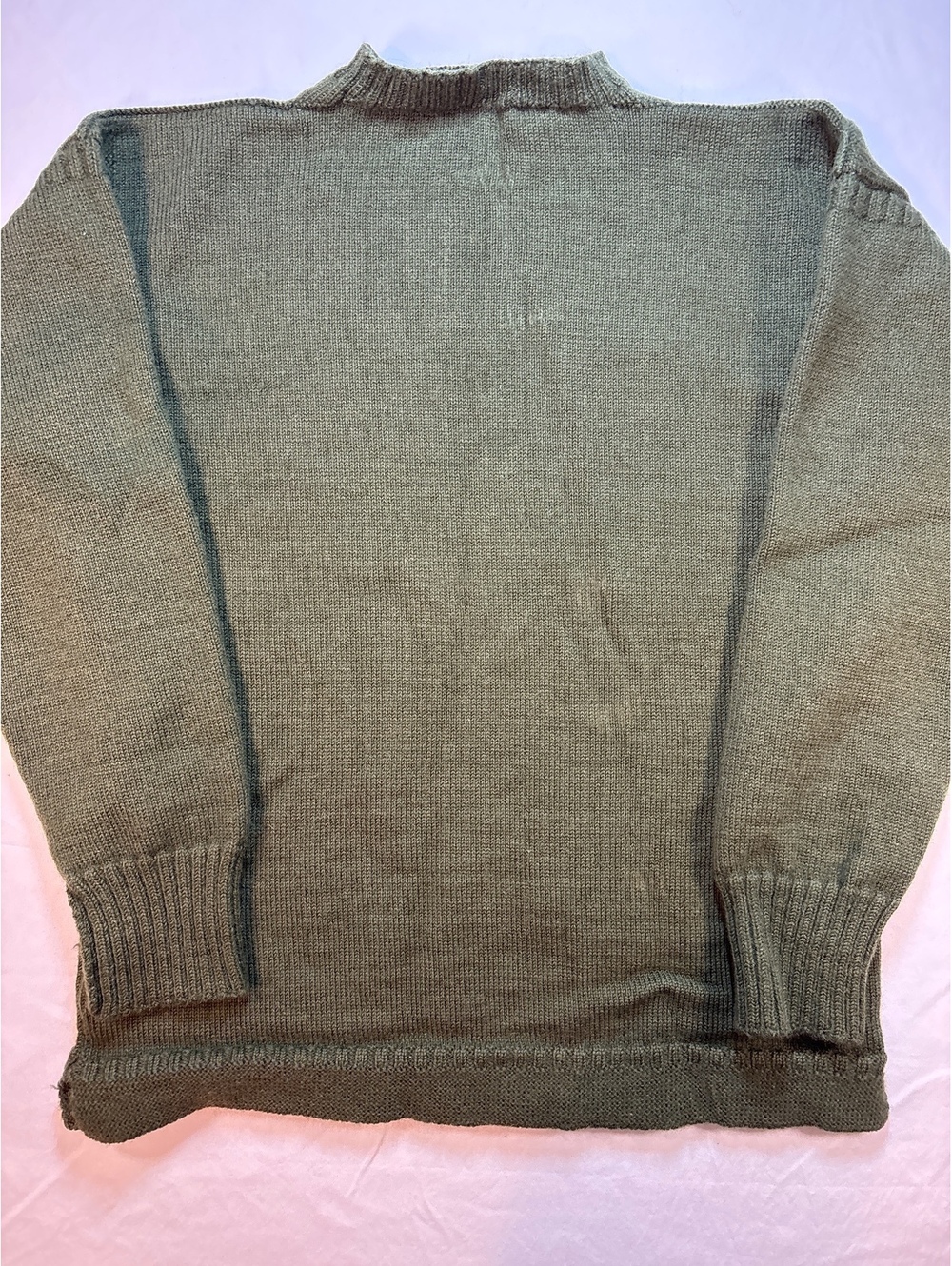 Vintage 70’s Le Tricoteur Guernsey Pure Wool Fisherman Sweater Made in Guernsey